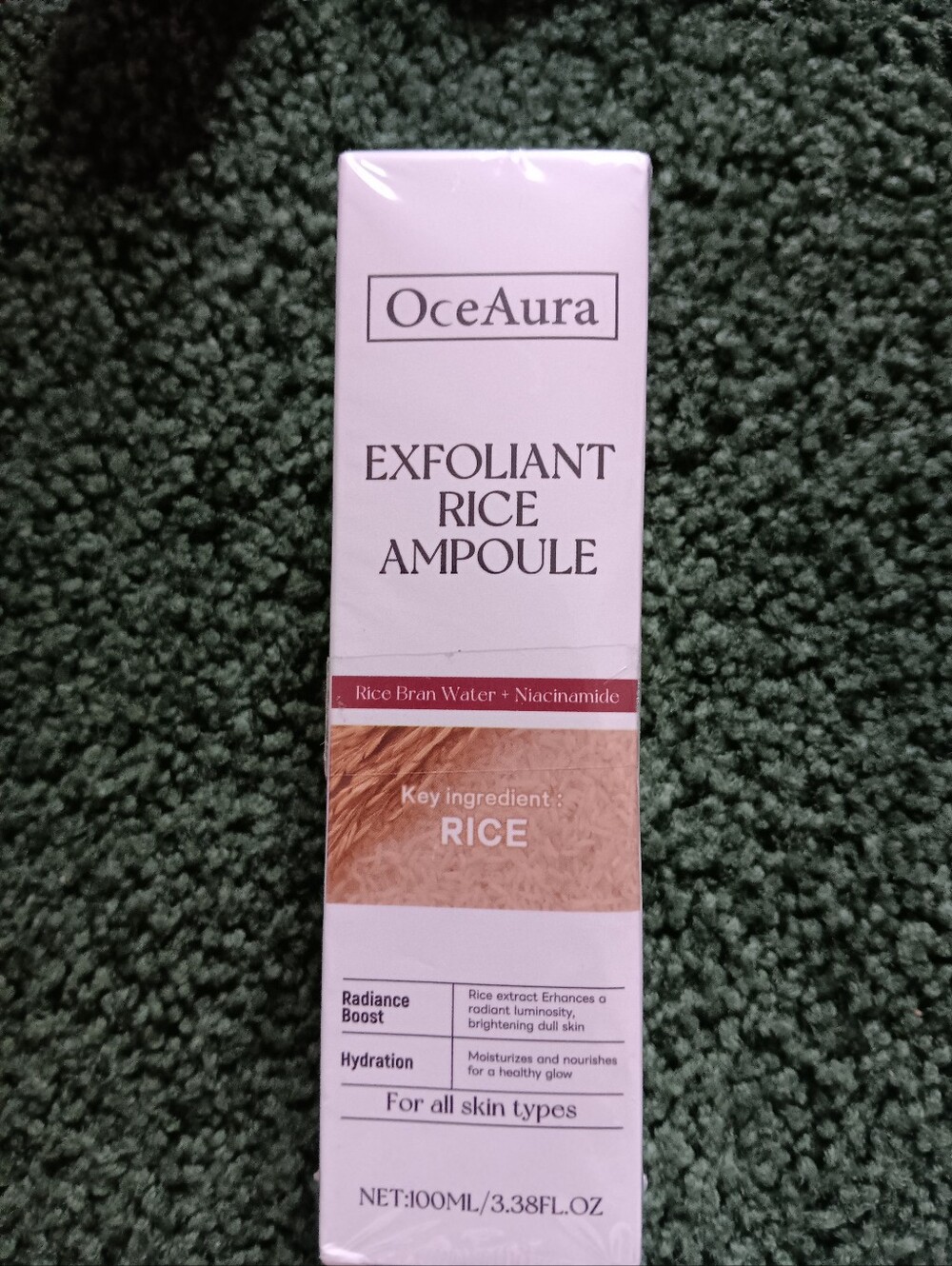 OceAura Exfoliant Rice Ampoule 3.38oz